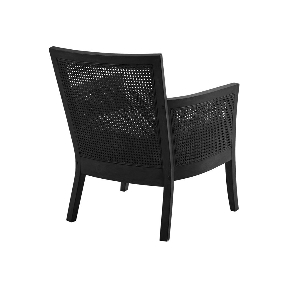 shasta black accent chair   