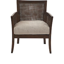 shasta dark brown accent chair   