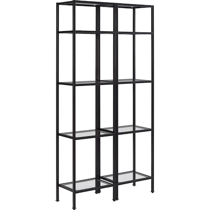 Shea 2-Piece Etagere Set - Black