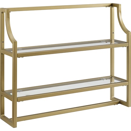 Shea Wall Shelf - Gold