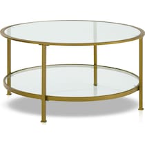 shea gold coffee table   