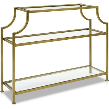 Shea Console Table - Gold