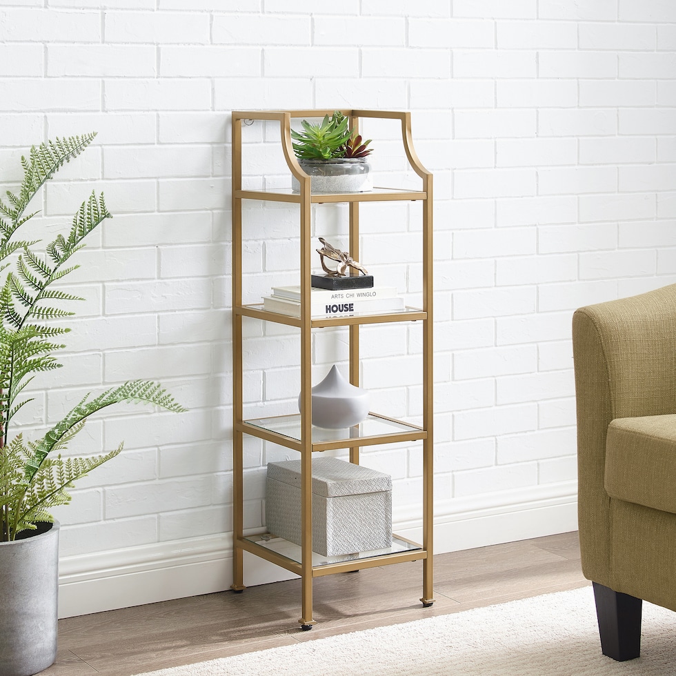 shea gold etagere   