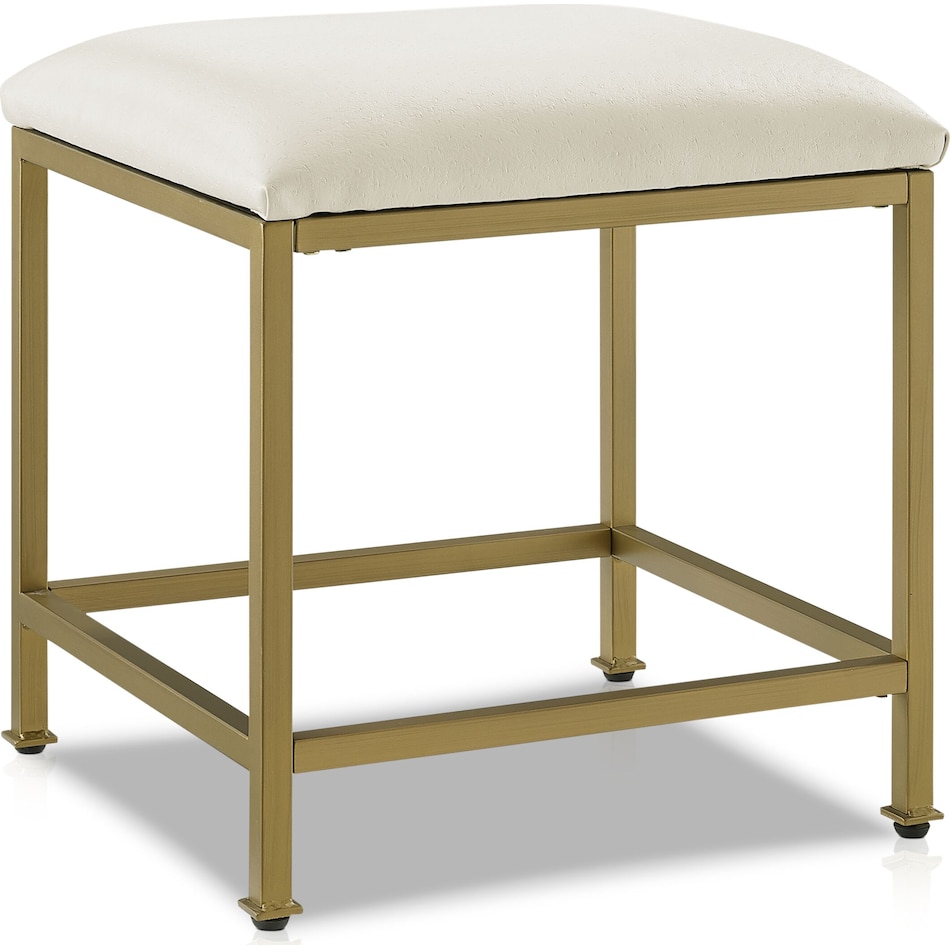shea gold vanity stool   