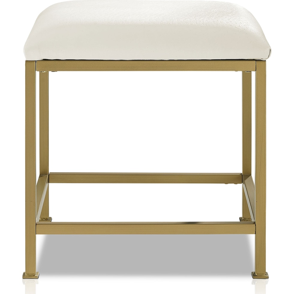 shea gold vanity stool   