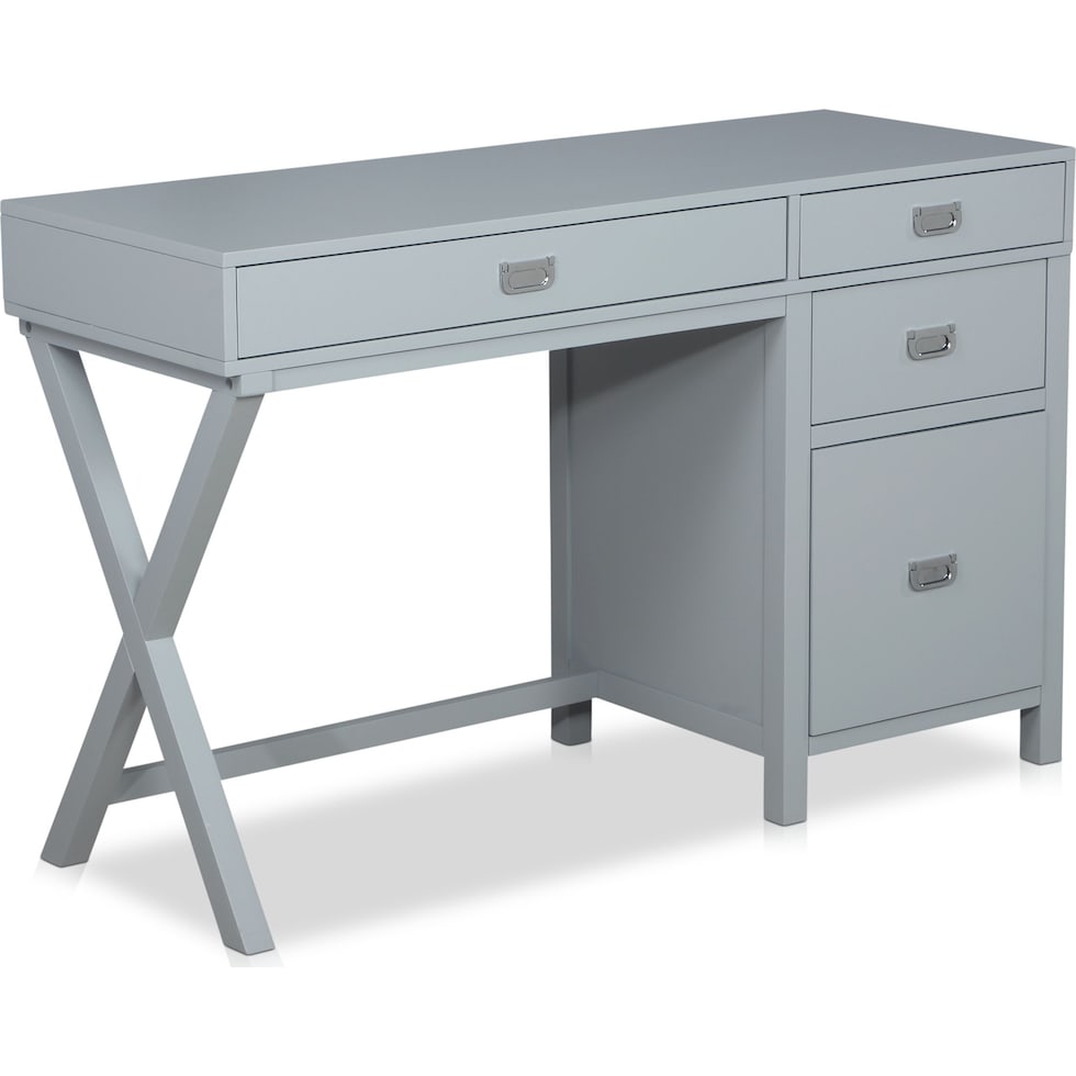 shelby gray desk   