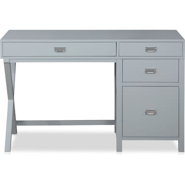 Shelby Storage Desk - Gray