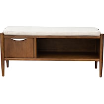 sheraton dark brown bench   