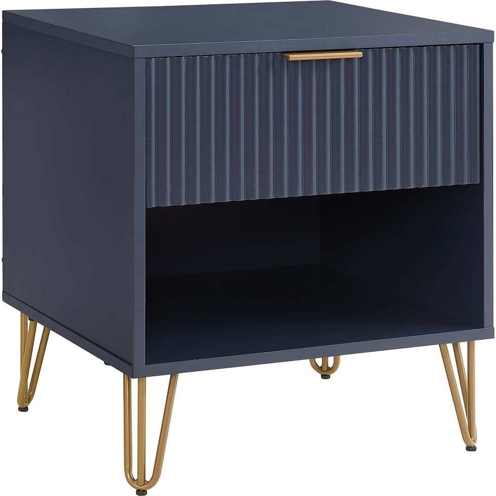 sheridan blue nightstand   