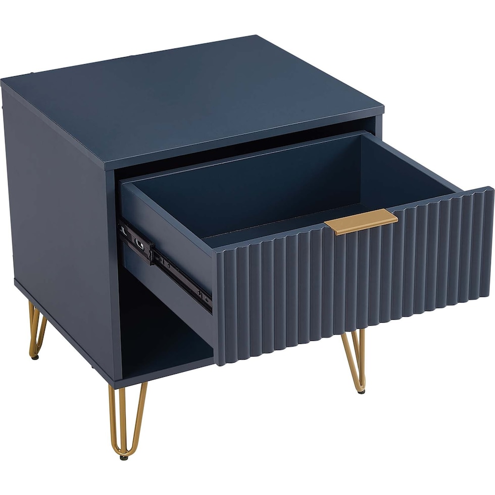 sheridan blue nightstand   