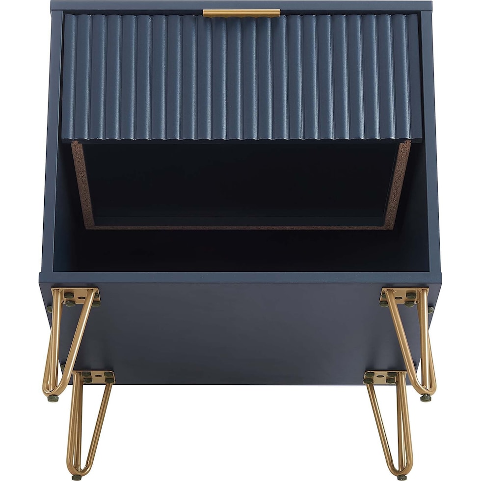 sheridan blue nightstand   