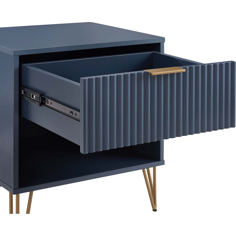 sheridan blue nightstand   