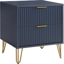 sheridan blue nightstand   