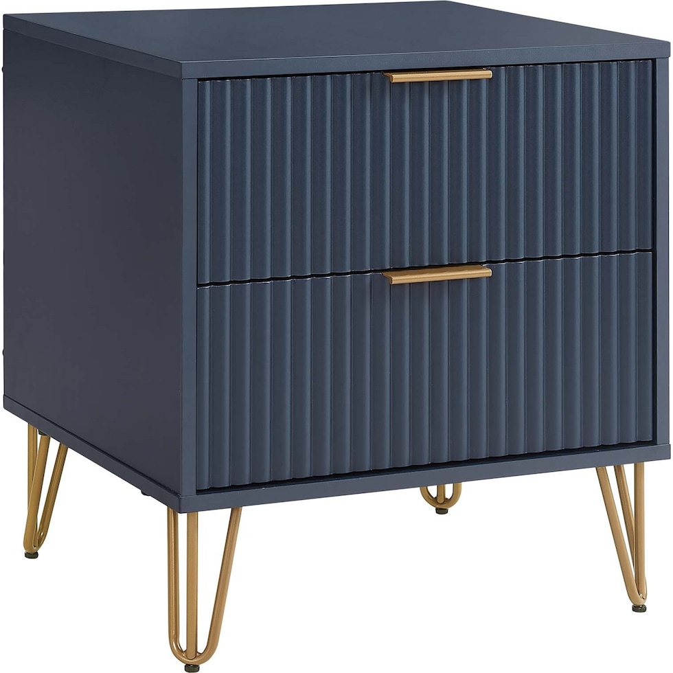 sheridan blue nightstand   