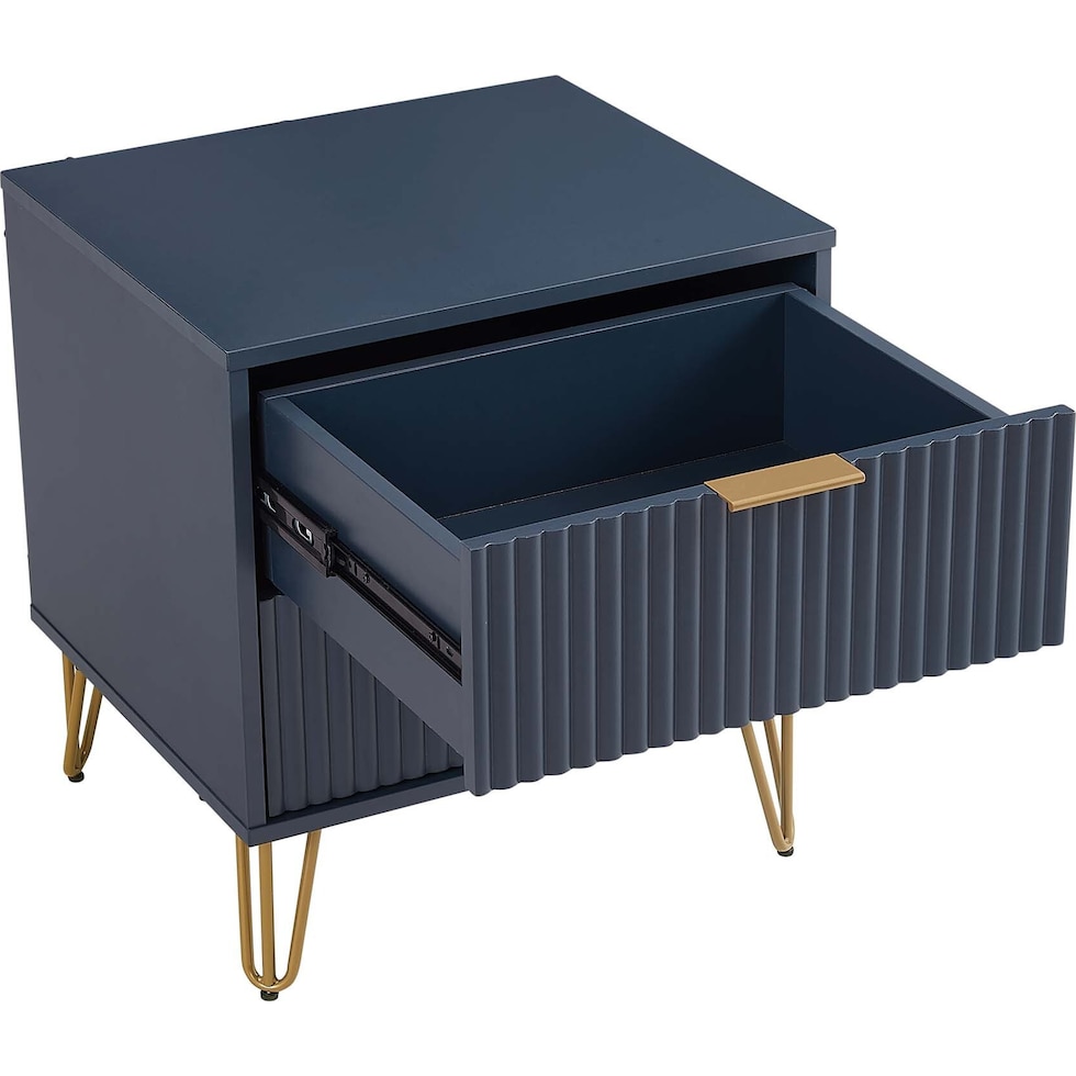 sheridan blue nightstand   