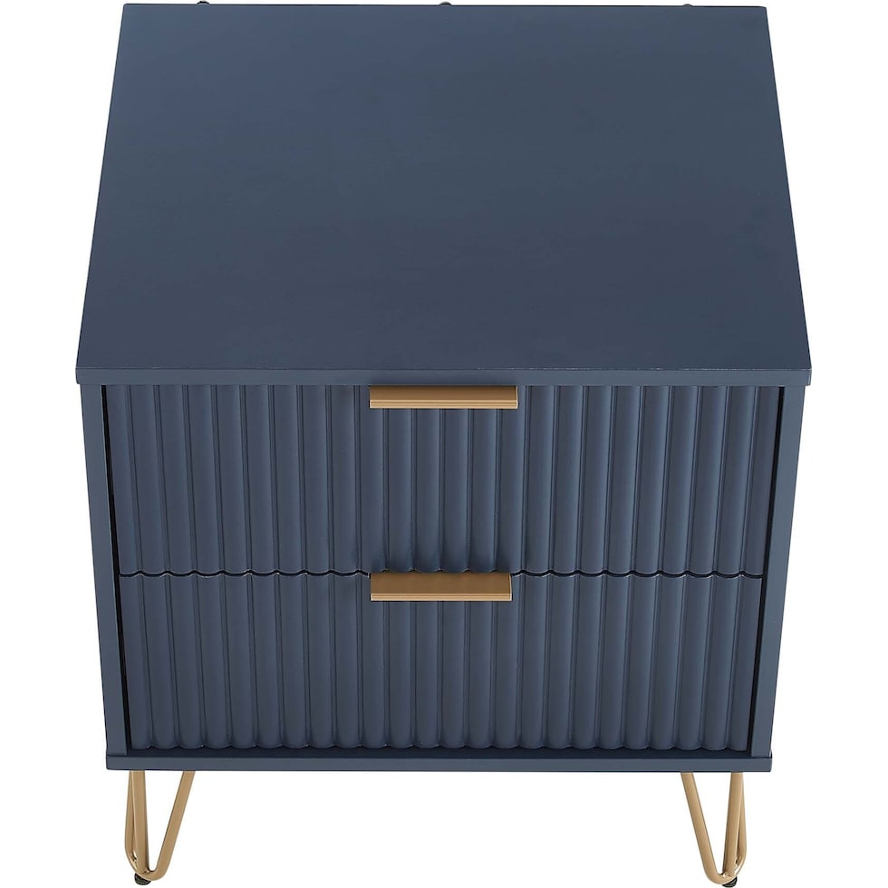 sheridan blue nightstand   