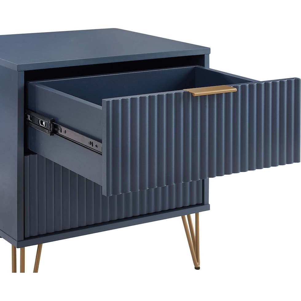 sheridan blue nightstand   