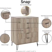 sheridan gray chest   
