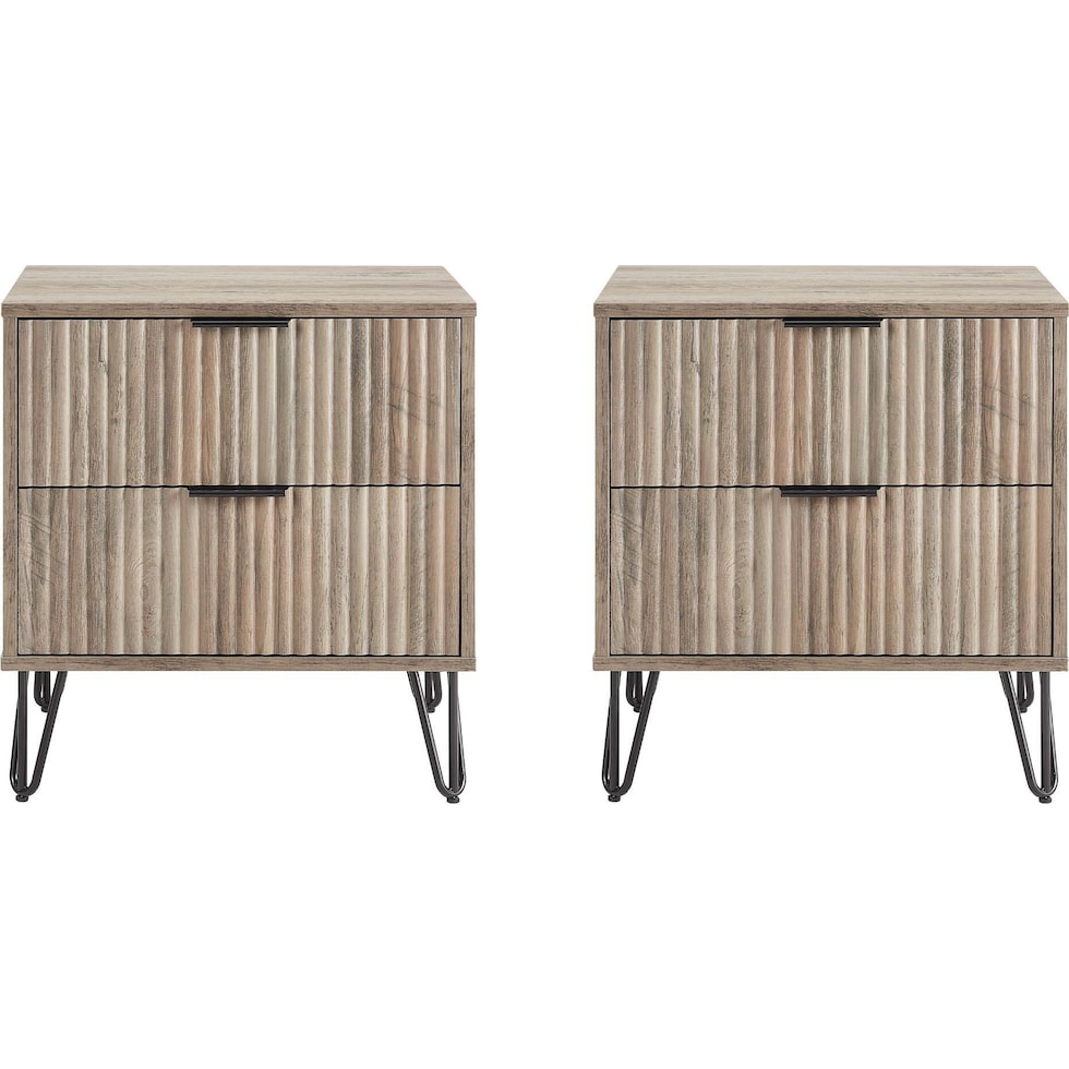 sheridan gray nightstand   