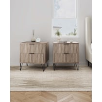 sheridan gray nightstand   