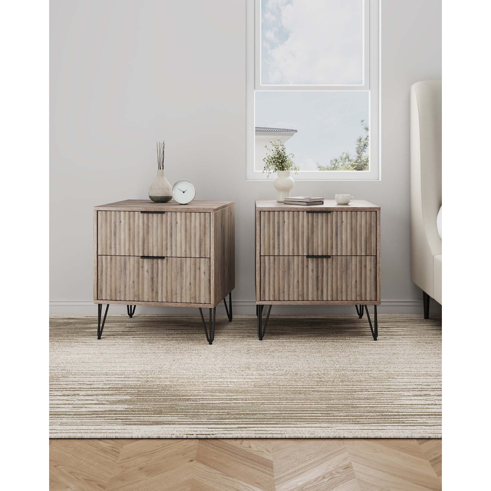 sheridan gray nightstand   