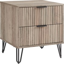 sheridan gray nightstand   