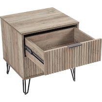 sheridan gray nightstand   