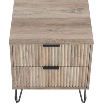 sheridan gray nightstand   