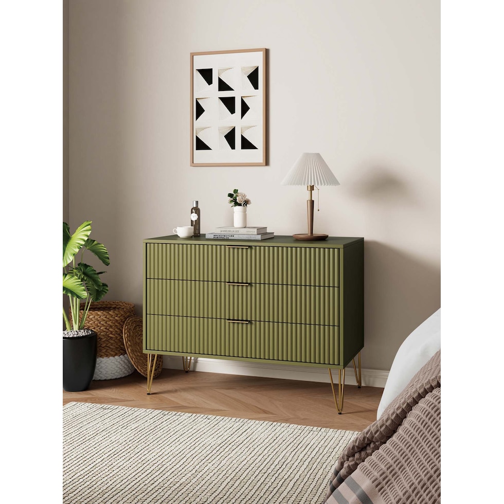 sheridan green dresser   