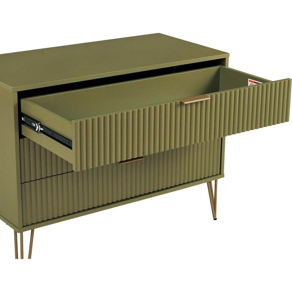 sheridan green dresser   