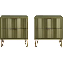 sheridan green nightstand   