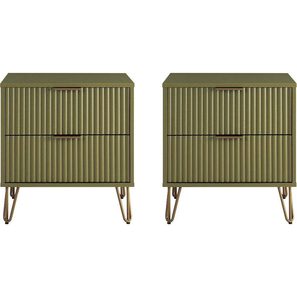 sheridan green nightstand   