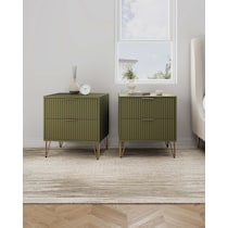 sheridan green nightstand   
