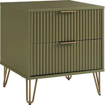sheridan green nightstand   
