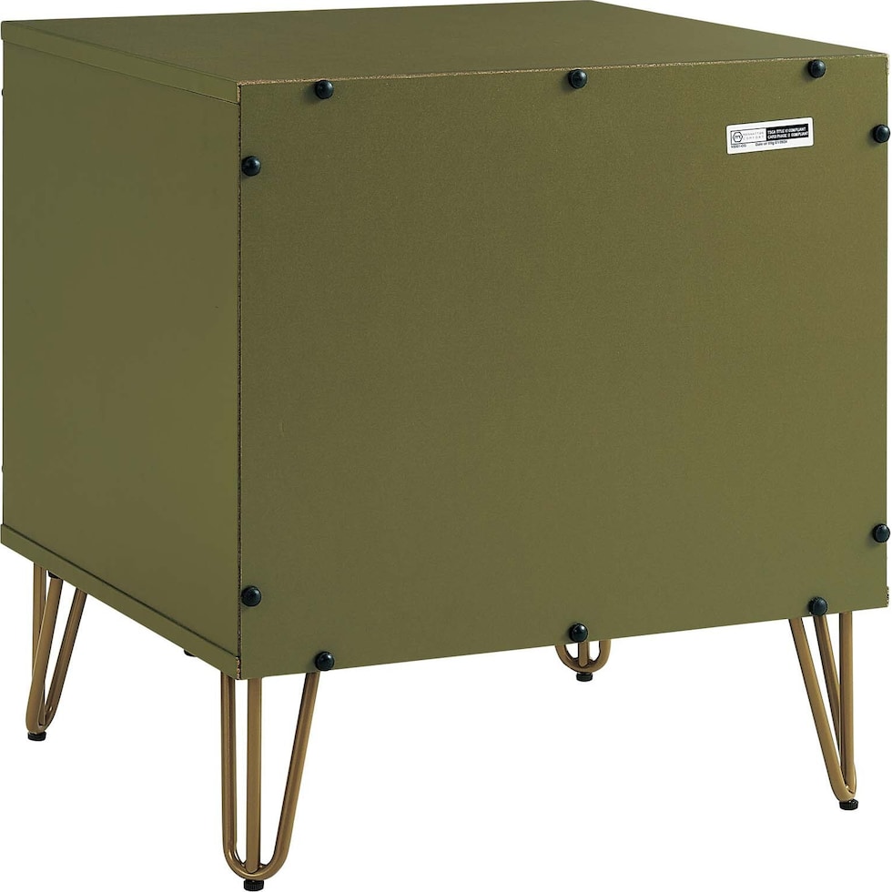 sheridan green nightstand   