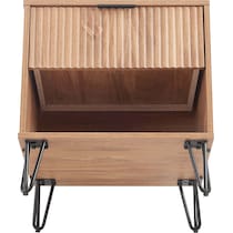 sheridan light brown nightstand   