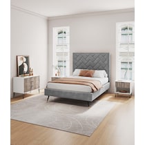 sheridan white gray  pc bedroom   