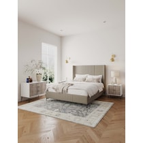 sheridan white gray  pc bedroom   