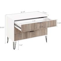 sheridan white gray  pc bedroom   