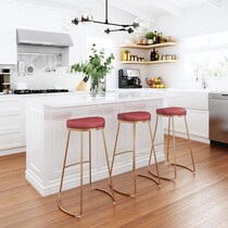 shia red bar stool   