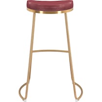 shia red bar stool   