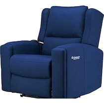 shiatsu blue massage chair   