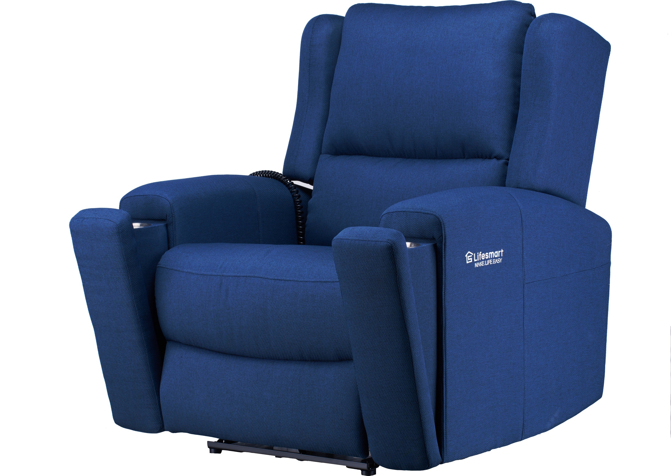 Shiatsu Massage Recliner Blue American Signature Furniture