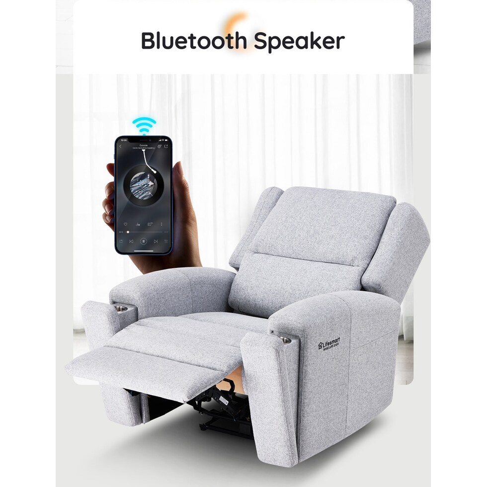 shiatsu gray massage chair   