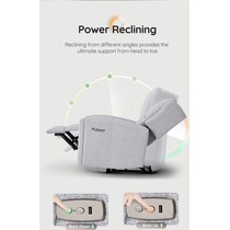 shiatsu gray massage chair   