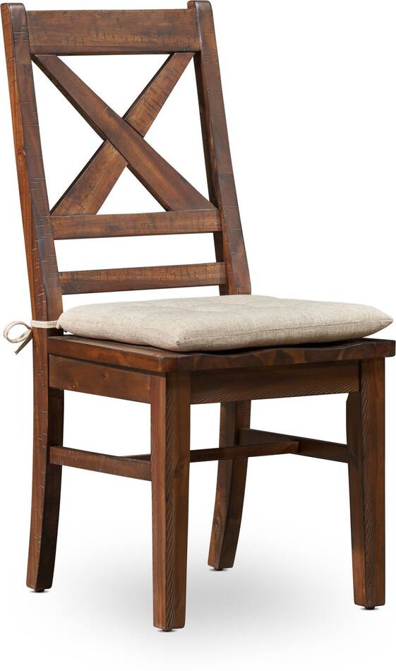 Shiloh Dining Table and 4 Dining Chairs American Signature Furniture