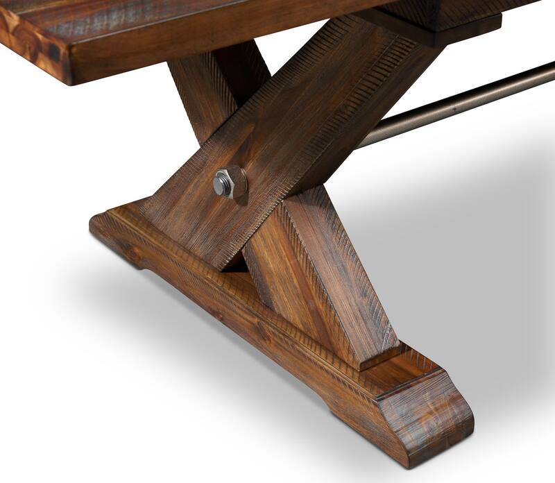 Shiloh Dining Table, Bench and 4 Dining Chairs American Signature