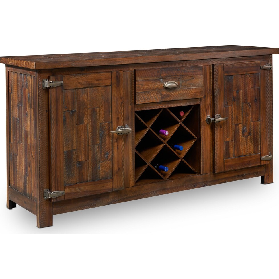 shiloh dark brown server   