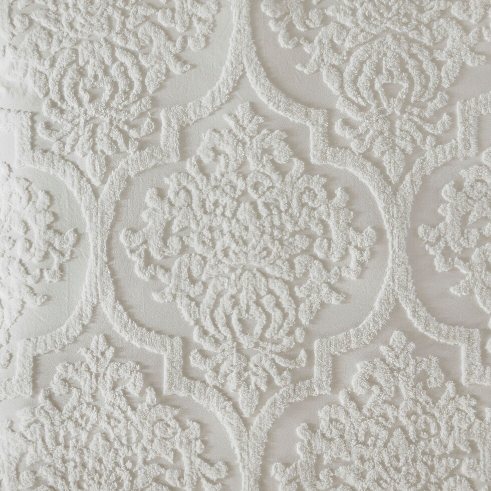 shirley white king bedding set   