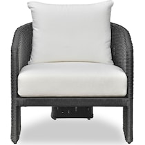 shorefront black white outdoor lounge chair   